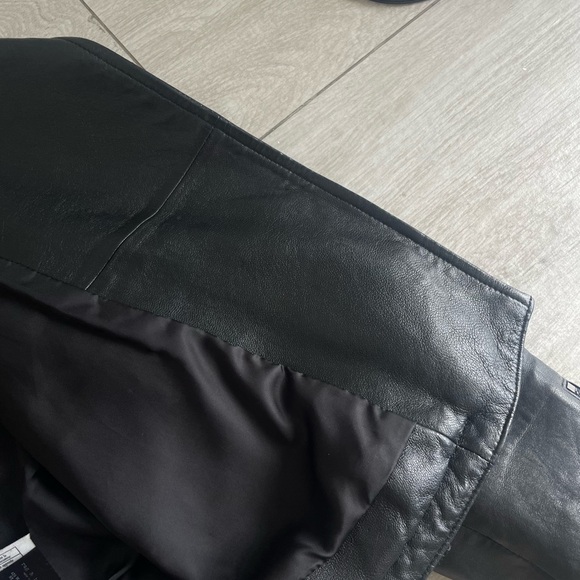 Rag and bone black leather jacket excellent condition - Picture 7 of 15